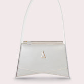 White Cream  "Spritz" in NAPPA Calfskin Leather